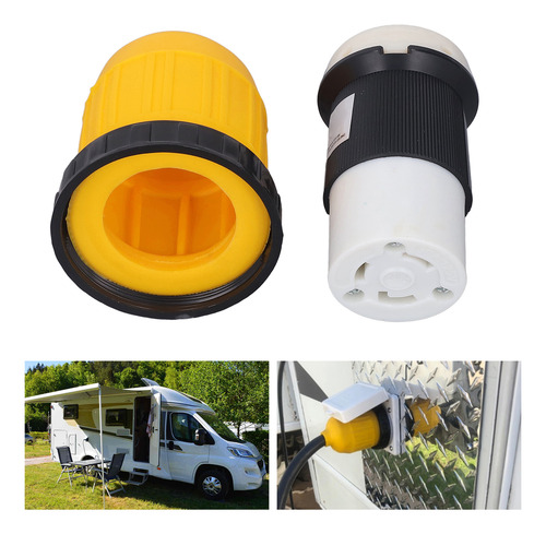 Conector De Bloqueo 30a, Conector De Bloqueo Giratorio Con A