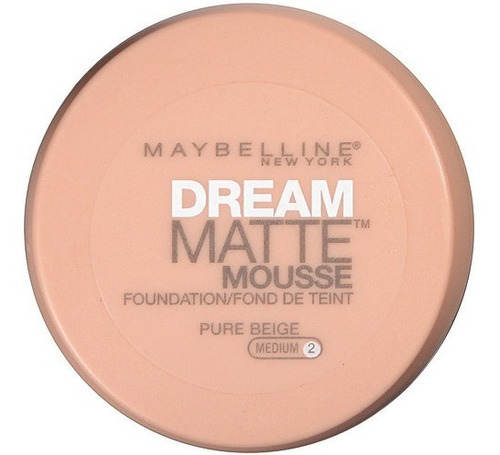 Base Mousse Maybelline New York Dream Matte, Pure Beige