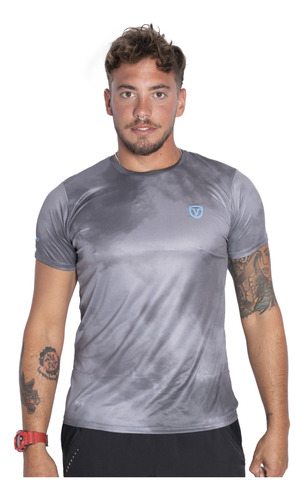 Remera Vairo Fly Hombre Padel Gris