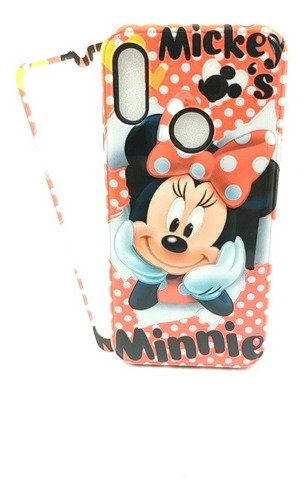 Case Minnie Bolitas + Mica Cristal Huawei Y6s / Y6 2019 