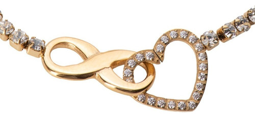 Pulsera Mujer Corazón Infinito Zirconia Regalo Novia Luckyly