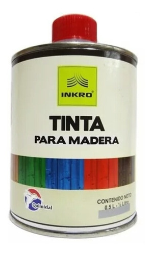 Tinta Para Madera Nogal 1/2 Litro Quimidal 