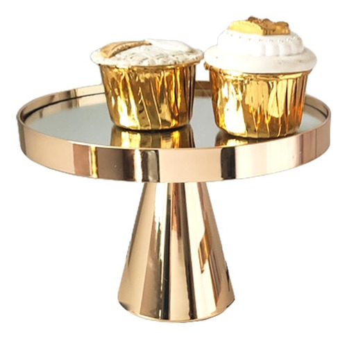 Soporte Para Pastel Redondo De Metal De 8 Pulgadas Con Plato