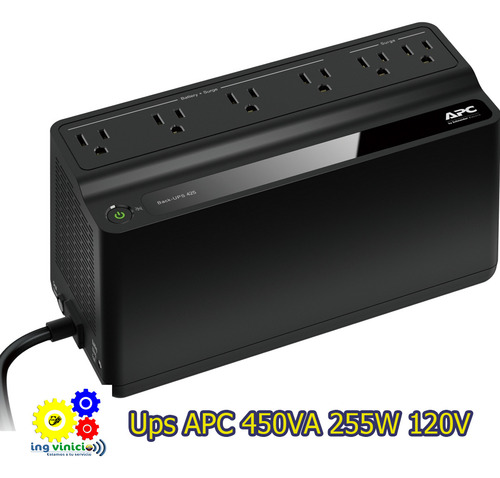 Ups Con Regulador Apc Be425m-lm 425va 255w 120v 6 Tomas