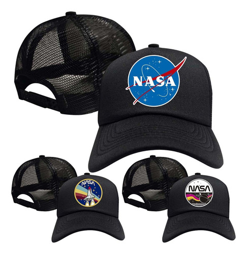 Gorra Trucker Nasa Universo 3 Piezas