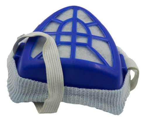Mascarilla Plástica Azul Con Filtro De Papel -todotodo