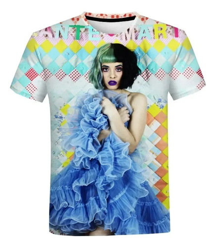 Camiseta Neutra Con Estampado 3d Melanie Martinez