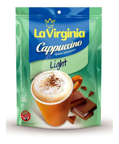 Cafe La Virginia Instantaneo Cappuccino Light X100g S Tacc