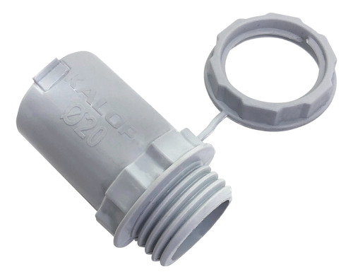 Conector Para Caño Rígido 40 Mm Kalop Pack 6 Unidades