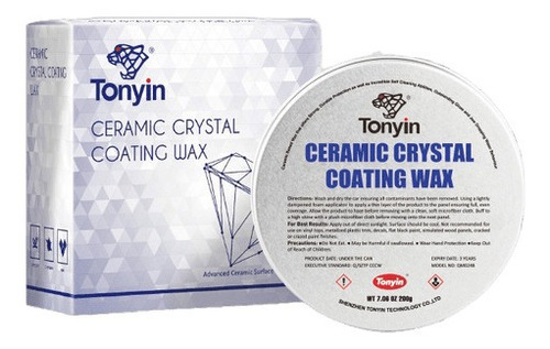 Imagen 1 de 1 de Tonyin Ceramic Crystal Coating Wax Cera Ceramica Alto Brillo