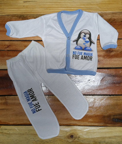 Imagen 1 de 2 de Oferta Preestampados Conjunto Bebé Cód.126 No Fue Magia Fue
