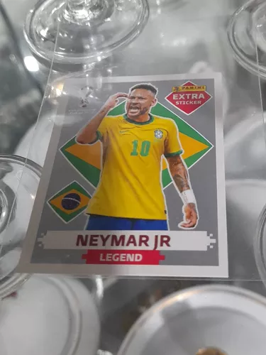 NEYMAR JUNIOR PRATA - EXTRA LEGEND (Brasil) - Figurinha Original - Não  deixe de