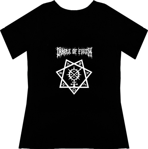 Blusa Cradle Of Filth Rock Metal Dama Tv Camiseta Urbanoz