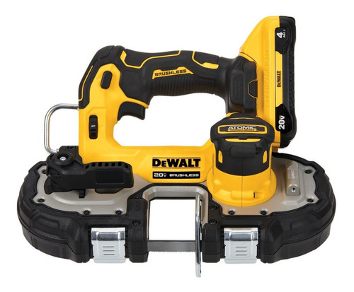 Dewalt Kit de sierra de cinta inalámbrica ATOMIC 20V MAX de 1-3/4 pulg. con batería de iones de litio sin escobillas (4 Ah) - DCS377Q1