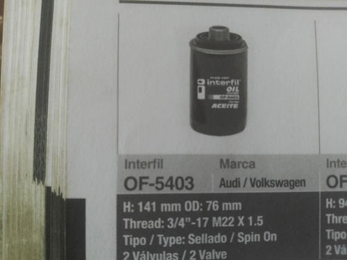 Filtro Aceite Tiguan Leon 09-17 Audi A3 A4 A5 08-13 Amarok