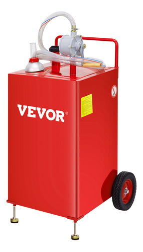 Vevor Tanque De Almacenamiento De Combustible 2ruedas Rojo