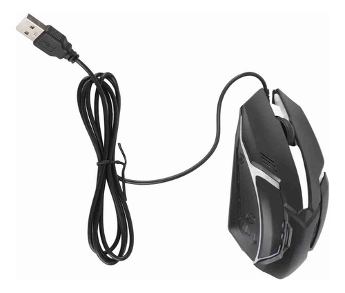 Ratón Con Cable Usb De 1000 Dpi Para Juegos, Juego Rgb Ergon
