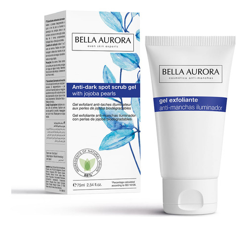 Gel Exfoliante Iluminador Anti-manchas - Bella Aurora 75ml