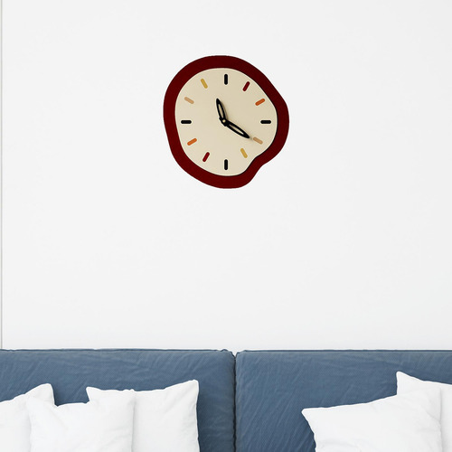 Reloj De Pared Decorativo, Fácil De Colgar, 28,5 Cm X 30 Cm