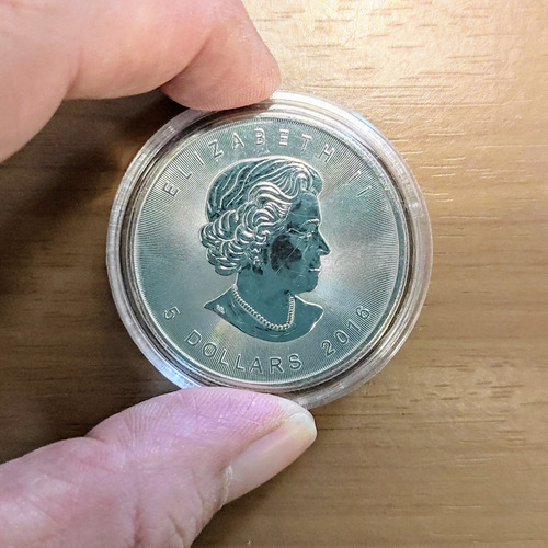 Canadian Maple Leaf Elizabeth Ii 1 Oz Plata 999