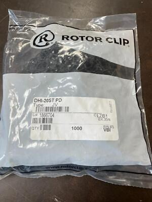 Pack Of 1000 Rotor Clip Dhi-20st Pd Type: Jv External Re Oaa