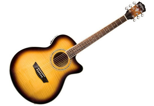 Guitarra Electroacustica Washburn Ea15 C/ Afiinador Garantia