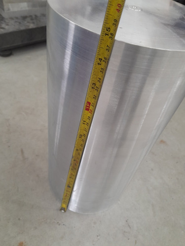 Tarugo Alumínio Liga 7075 T6 185x380mm