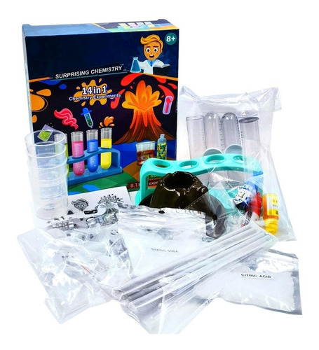 Juegos De Niños Kit  De Ciencia Experimentos 14 En 1