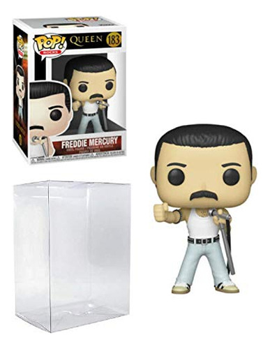 Funko Freddie Mercury Radio Gaga 1985 Pop #183 Pop 3b92j