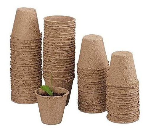 Imagen 9 de 9 de M-aimee Plant Starter Turba Macetas, Macetas Biodegradables