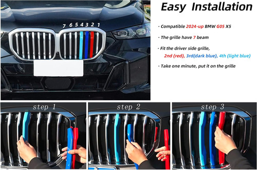 Rperz Color Color Compatización 2024 Bmw G05 X5 Accesorios 7