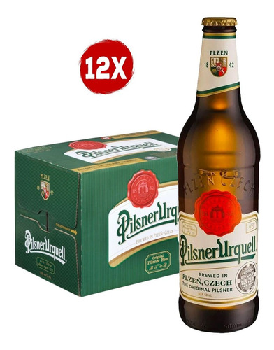 12x Cerveja Tcheca Pilsner Urquell 500ml