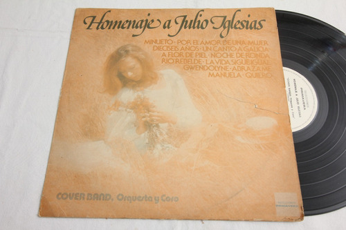 Vinilo Cover Band Homenaje A Julio Iglesias 1976