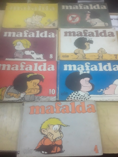 Libros De Mafalda - Antiguos Primeras Ediciones Lote X 7 