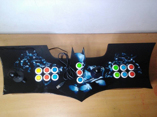 Tablero Arcade Batman + Usb Con 8 Mil Juegos Para Pc Y Lap