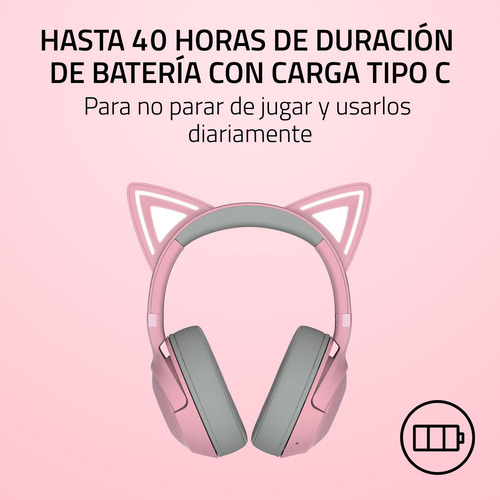 Razer Kraken Kitty V2 Bt - Quartz Edition - Wireless Bluetoo