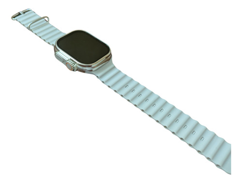 Kit Smartwatch X8 Con Audífonos Bluetooth Y Accesorios Cobre Ocean Band Gris