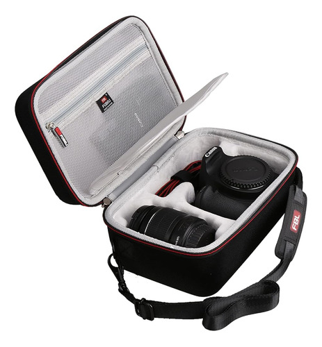 Fblfobeli Hard Travel Carrying Case Para Canon Eos Rebel T7 