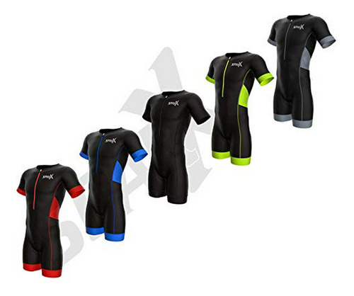 Sparx Men Elite Aero Short Sleeve Triathlon Suit Skinsuit Te