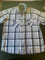 Comprar Camisa Rever Pass, A Cuadros, Talle S, M. Corta,  Bolsillos