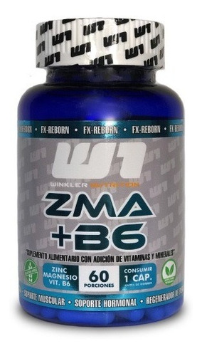 Zma +b6 60 Cáps. 60 Porciones Winkler Nutrition