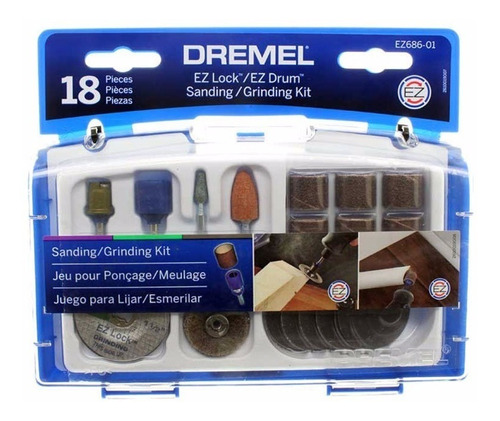 Kit Dremel Ez686-01 Com 18 Pcs Para Micro Retificas Maquifer