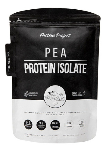 Vegan Pea 908 Gr Isolate Protein Project Vegana