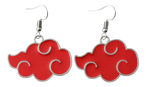 Aretes Modelo Nube Roja Akatsuki Naruto Shippuden Nagato