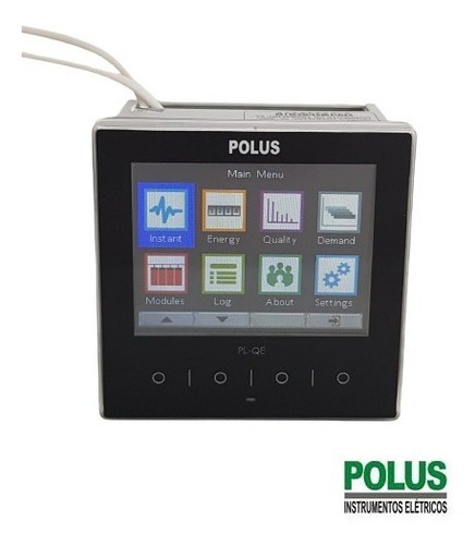 Analisador De Energia Trifásico C/ethernet Tcp/ip + Relátori