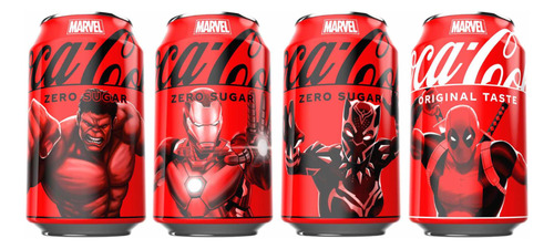 Pack 6 Coca Cola Zero Edición Marvel
