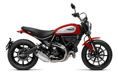 Funda Moto Broche + Ojillos Ducati Scrambler Icon Red
