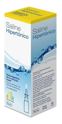 Saline Hipertonico 25 Ml Gotas Nasales