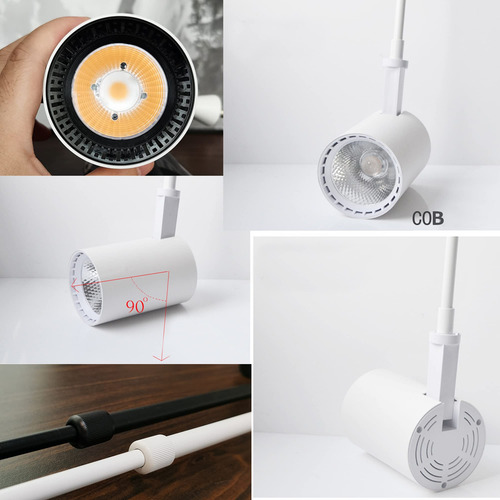 Lámpara Colgante Fsliving Led De 10 W, Color Blanco Cálido,