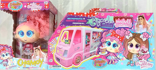 Mis Pastelitos F Chamoy Y Bizcochomovil Amiguis Incluye 2